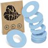 MySweetStitch - 10 x Dexcom G7 cerotti sensore, Ringpatch Ø 65mm, cerotto impermeabile, traspirante, delicato sulla pelle, Ice Blue