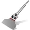 TIHOOK Scalpello per piastrelle SDS Plus, 300 mm x 100 mm, scalpello SDS Plus, scalpello piatto, larghezza scalpello per martello perforatore, per piastrelle e colla per piastrelle