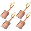 CODIRATO 4 Pezzi Spazzole di Carbone per Motore CB-440 CB-448 CB-436 195021-6 194427-5 e 194159-4 Compatibile con Makita BDF440 BFR440 BFR550 BFR750 BDA340 BDA351(13 * 10 * 3MM)
