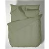 Bianca Cotton Soft Plain Dyed Cotton Percale Military Green Duvet set 200TC 200 x 220 cm - 50 x 80 cm (2)