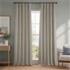 HPD Half Price Drapes Tende oscuranti in Finto Lino, Lunghe 213 cm, lussuose Tende in Lino per Camera da Letto e Soggiorno (1 Pannello), 127 x 213 cm, Color Farina d'avena