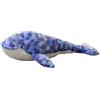 OUKEYI Cuscino di peluche a forma di balena, grande, blu, idea regalo per bambini, 70 cm