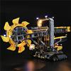 GEAMENT Set di Luci LED Compatibile Con LEGO Bucket Wheel Excavator - Kit Di Illuminazione per Technic 42055 Modello da Costruire (Modello di mattoncini non incluso)