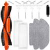 liveryde Accessori Ricambi compatibili per Xiaomi Robot Vacuum S12 / T12, per Xiaomi Mi Robot Vacuum Mop 2S / Mop Pro, 1 Spazzola Rullo, 4 Spazzole Laterali, 2 Filtri Hepa, 2 Panni