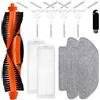 liveryde Accessori Kit di Ricambi Sostituzione per Xiaomi Robot Vacuum S12 -Mop 2S / Mop Pro, 1 Spazzola a Rullo e 4 Spazzole Laterali, 2 Filtri Hepa e 2 Panni