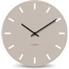 Cander Berlin MNU 2550 P XXL Orologio da parete silenzioso, 50 cm, senza ticchettio, analogico, soggiorno, moderno, vintage, grigio caldo, grande