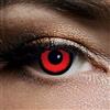 KING OF HALLOWEEN.DE 3M Lenti A Contatto Colorate Senza Prescrizione per Halloween - Zombie, Trucco Vampiro Rosso