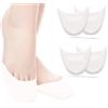UBRAVE Salvapunte in Silicone Danza Classica, 2 paia Opertura del Piede in Silicone, Traspirante Protezione Piedi, Per Vesciche, Perdita Di Unghie Dei Piedi, Sollievo Dal Dolore Attrito e Altro