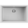 Elleci LGK12068BSO Lavello da Incasso 1 vasca Monovasca Sottotop 690 x 438 mm finitura Granitek Matt Bianco 68 KARISMA 120 SOTTOTOP