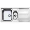 Apell Lavello da Incasso 1 Vasca e Vaschetta con Gocciolatoio a Destra 100 x 50 cm Acciaio Inox Serie Anniversario Apell AV1002IRBC