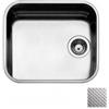 Apell Lavello da Incasso 1 Vasca Monovasca Sottotop 47 x 42 cm piletta laterale Acciaio Inox Antigraffio Serie Ferrara Apell FE450UAC