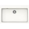 Schock Lavello incasso1 Vasca Monovasca sopratop sottotop 79 x 50 cm CRISTALITE Bianco Assoluto PRIMUS N100XL SCHOCK PRIN100AP01