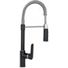 Schock Miscelatore Cucina monocomando bocca a molla con asta orientabile finitura Nero PROFESSIONAL NEW AQUASOFT SCHOCK SXSOFTBK