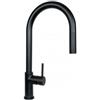 Schock Miscelatore cucina monocomando canna alta curvata con doccetta estraibile finitura cromato AQUARAIN SCHOCK SXRAIN80