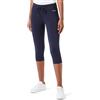 Champion Athletic Club W-Cotton Lycra Regular 3/4 Cuffed Pantaloni da Tuta, Blu Marino, XL Donna