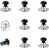 PEUTIER 16pz Viti per Attacchi Snowboard, M4x7,5mm Hardware Metallo per Sci - Accessori da Snowboard