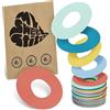 MySweetStitch - 25 x Dexcom G7 cerotti sensore, Ringpatch Ø 65mm, cerotto impermeabile, traspirante, delicato sulla pelle, Pastello