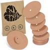 MySweetStitch - 10 x Dexcom G7 cerotti sensore con foro di ventilazione, Overpatch Ø 65mm, cerotto impermeabile, traspirante, delicato sulla pelle, Beige