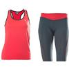 Freddy WRS2ADS5TT-Tuta da Donna, Donna, Grigio/Rosso, XL