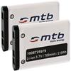 mtb more energy 2x Batteria Li-40b/Li-42b per Olympus C-/FE-/VG-/VR-/ X-/mju-/µ-...Vedi lista
