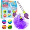 ZIMPLI - Baff Bombz Magic Brush, 4 x bombe da bagno, bacchetta magica, dipingi magicamente l'acqua del bagno, giocattolo per bambini, ricariche disponibili nel nostro negozio ZIMPLI