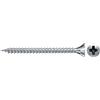 fischer Viti per truciolato FSPII 3,5 x 16 a testa svasata zincata blu, filettatura completa, Phillips PZ