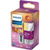 Philips Lighting Philips LED Lampadina Candle & Lustre, Sfera, Filamento, WarmGlow, 3.4-40W, Dimmerabile, E27, 1 Pezzo