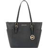 Michael Kors Charlotte Signature Leather Large Top Zip Tote Hand