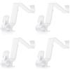 PEUTIER Pezzi di Ganci per VW California, Ganci con Occhiello Multifunzionale per VW California Beach Ocean Coast Comfortline T5 T6 T6.1 VW California Accessories (Bianco)