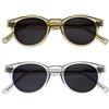 OPULIZE Rox 2 Pacco Super Elegante Trasparente Oro Chiaro Donna Uomo Lettori Sole Occhiali Da Lettura UV400 Giro SS89-9C +2,50