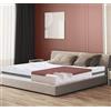 The White Stone Materasso in Memory Foam Matrimoniale a Media Rigidita' | Altezza 27 cm | Tessuto Anallergico e Traspirante | Proprieta' Ortopediche Automodellanti | Prodotto in Italia | 165 x 195