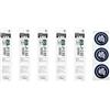Generisch Penna a sfera Zebra Sarasa Grand Gel 0,5 mm, set da 5 ricariche e sigillo originale (ricarica (Verde Nero (P-RJF5-VGB)))