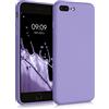 kwmobile Custodia Compatibile con Apple iPhone 7 Plus/iPhone 8 Plus Cover - Back Case per Smartphone in Silicone TPU - Protezione Gommata - lavanda lilla