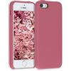 kwmobile Custodia Compatibile con Apple iPhone SE (1.Gen 2016) / iPhone 5 / iPhone 5S Cover - Back Case per Smartphone in Silicone TPU - Protezione Gommata - rosa scuro