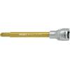 Hazet 992Slg-T50 Inserto Chiave a Bussola per Giravite Torx, Oro, Attacco Quadro, Cavo, 12.5 mm 1/2 di Pollice