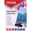 OFFICER PRODUCTS OFFICE PRODUCTS Fogli Plastificatrice A4 / 2 x 80 Micron/Confezione da 100 pezzi/Pouches per plastificazione per documenti/Finitura Lucida/Foglio di Laminazione