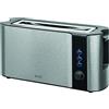 ECG ST 10630 SS - Tostapane in acciaio INOX, colore: Nero/Argento