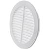 LIRAST Ø 150mm Bianca Rotonda Griglia di Ventilazione in Plastica - Griglie D'Aerazione