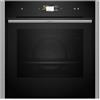 NEFF B64FT33N0 - Forno a vapore da incasso N90, 60 x 60 cm, Slide&Hide, display TFT Full Touch, termometro per arrosti, Soft Open & Close, colore: Nero