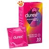 Durex Preservativi Pleasure Max Profilattici Stimolanti - Confezione Da 10 Pezzi