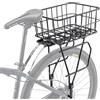 CXWXC Portapacchi per bicicletta con cestino posteriore e riflettore per pneumatici da 26 - 29 pollici, portapacchi posteriore per freni a disco/non freni a disco, portatutto fino a 27 kg