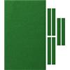 Tongdejing Set di Accessori da Biliardo Professionale, in Feltro per Tavolo Standard da 9 Piedi, Sport, Set di Accessori, Verde/Rosso