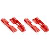 WFix L-BOXX - Supporto rosso | fusibile L-SAFE | 4 supporti da avvitare | Per tutte le valigie