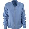 JOPHY & CO. Giacca Bomber Donna con Cerniera Casual Outwear (cod. 2501) (M, Azzurro)