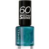 Rimmel 60 seconds Supershine smalto per unghie Turchese Ultra lucido