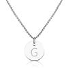 GD GOOD.designs EST. 2015 Catena in argento con gancio rotondo lettera (personalizzato) Gioielli in argento per donne X