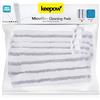KEEPOW Set di 5 panni in microfibra, compatibili con pulitore a vapore Kärcher EasyFix SC 2, 3, 4, 5, bocchetta per pavimento, versione aggiornata, colore: grigio