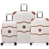 DELSEY PARIS Delsey Trolley per bagagli Chatelet 24 pollici Spinner, Colore: bianco champagne., 3 Piece Set 19/24/28, Chatelet Hardside Bagagli Con Ruote Spinner