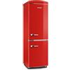 Severin RKG8997 Frigorifero Retrò Rosso Classe E (A++) Combinato Total No Frost Multi AirFlow h.194