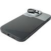 SYSTEM-S CPL Filter Circular Polarizer Lente con Custodia Nero per iPhone 14 Pro Max